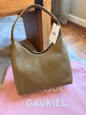 Mansur Gavriel Candy Hobo Bag in Bamboo